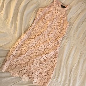 Lulus Light Pink Lace Dress!